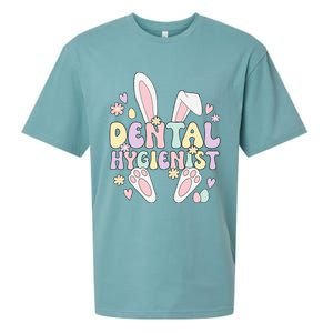 Dental Hygienist Bunny Dental Hygiene Easter Day Sueded Cloud Jersey T-Shirt