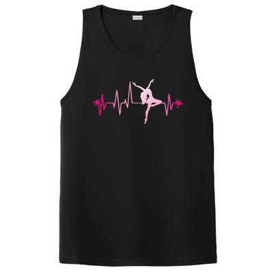 Dance Heart Beat Gift Dancing Dancer Ballet Gift PosiCharge Competitor Tank