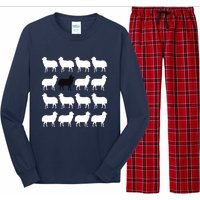 Diana Holiday Black Sheepp Memorabilia Gift Long Sleeve Pajama Set