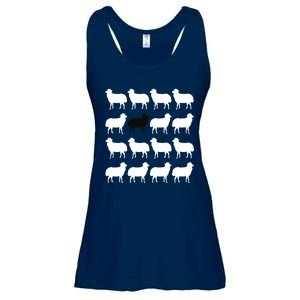 Diana Holiday Black Sheepp Memorabilia Gift Ladies Essential Flowy Tank