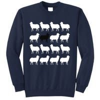 Diana Holiday Black Sheepp Memorabilia Gift Tall Sweatshirt