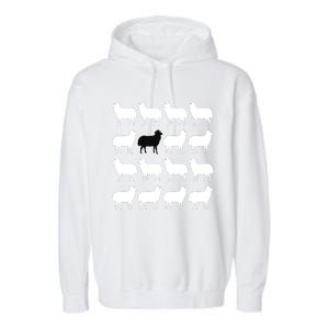 Diana Holiday Black Sheepp Memorabilia Gift Garment-Dyed Fleece Hoodie