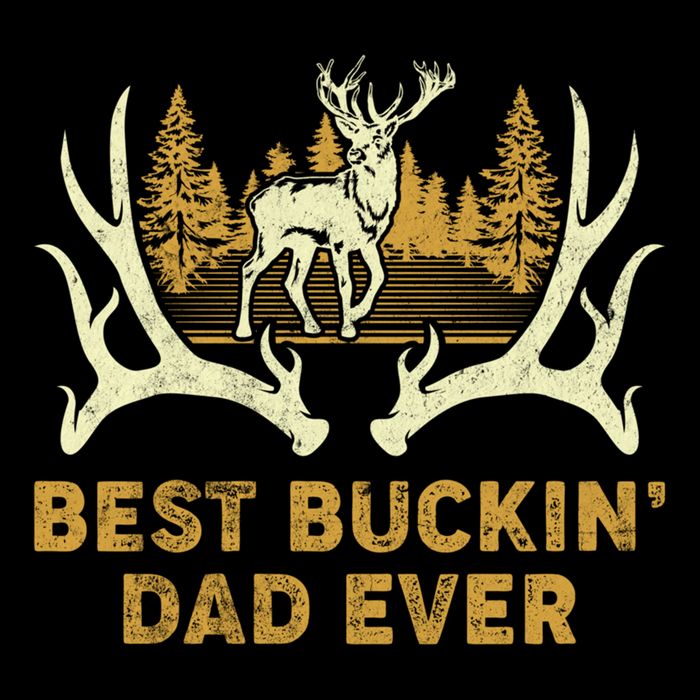 Deer Hunting Best Buckin Dad Ever Hunting Fathers Day Gift Doggie Tank