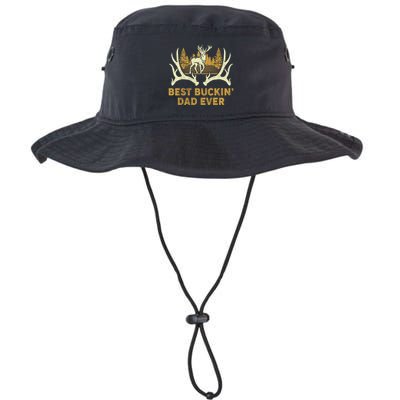 Deer Hunting Best Buckin Dad Ever Hunting Fathers Day Gift Bucket Hat