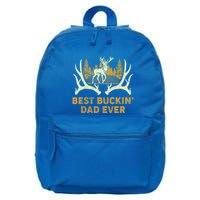 Deer Hunting Best Buckin Dad Ever Hunting Fathers Day Gift 16 in Basic Backpack