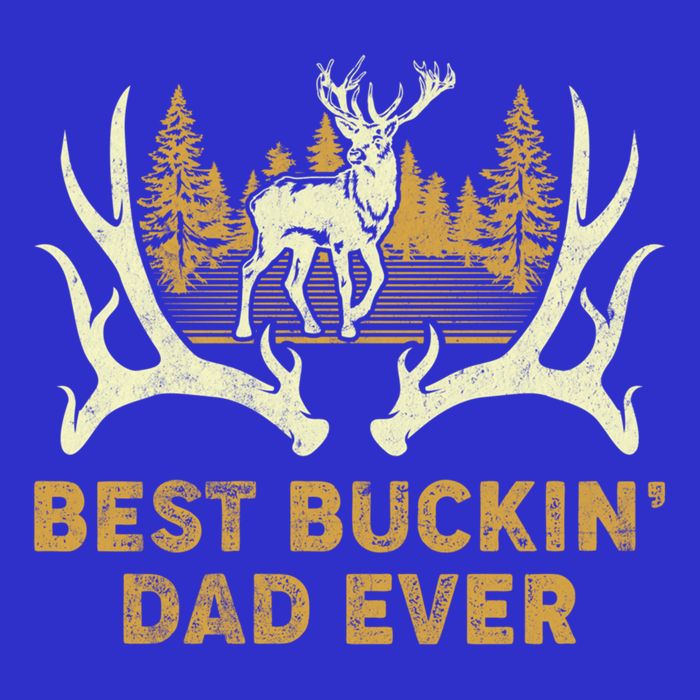 Deer Hunting Best Buckin Dad Ever Hunting Fathers Day Gift 16 in Basic Backpack