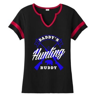 Daddys Hunting Buddy Father Son Matching Hunter Great Gift Ladies Halftime Notch Neck Tee