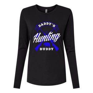 Daddys Hunting Buddy Father Son Matching Hunter Great Gift Womens Cotton Relaxed Long Sleeve T-Shirt