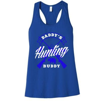 Daddys Hunting Buddy Father Son Matching Hunter Great Gift Women's Racerback Tank