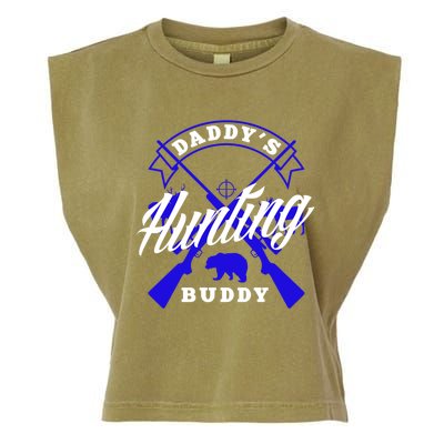 Daddys Hunting Buddy Father Son Matching Hunter Great Gift Garment-Dyed Women's Muscle Tee