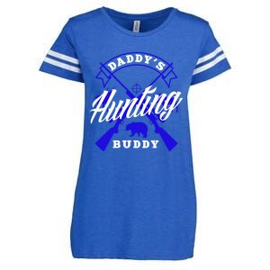 Daddys Hunting Buddy Father Son Matching Hunter Great Gift Enza Ladies Jersey Football T-Shirt