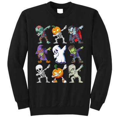 Dabbing Halloween Boys Skeleton Zombie Scary Pumpkin Mummy Sweatshirt