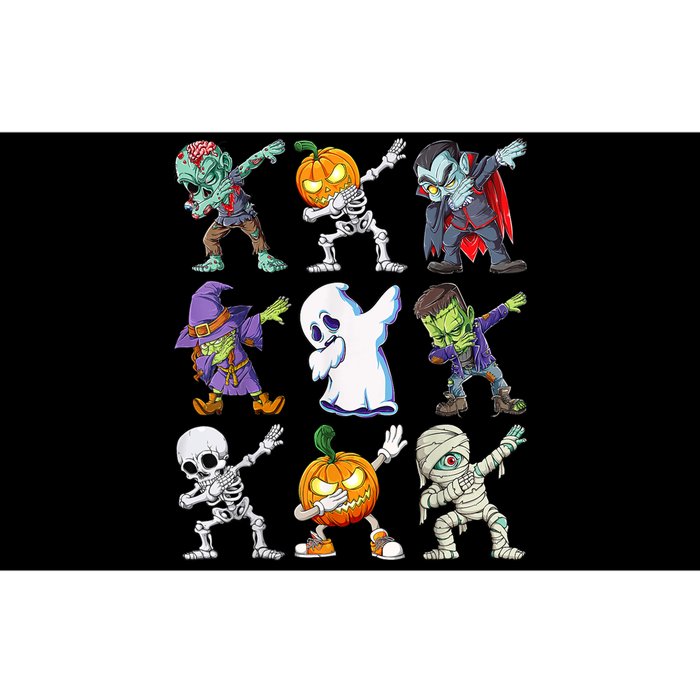 Dabbing Halloween Boys Skeleton Zombie Scary Pumpkin Mummy Bumper Sticker