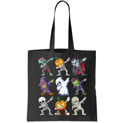 Dabbing Halloween Boys Skeleton Zombie Scary Pumpkin Mummy Bag