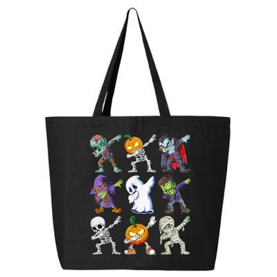 Dabbing Halloween Boys Skeleton Zombie Scary Pumpkin Mummy 25L Jumbo Tote