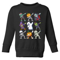 Dabbing Halloween Boys Skeleton Zombie Scary Pumpkin Mummy Toddler Sweatshirt