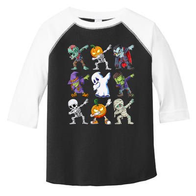 Dabbing Halloween Boys Skeleton Zombie Scary Pumpkin Mummy Toddler Fine Jersey T-Shirt