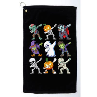 Dabbing Halloween Boys Skeleton Zombie Scary Pumpkin Mummy Platinum Collection Golf Towel