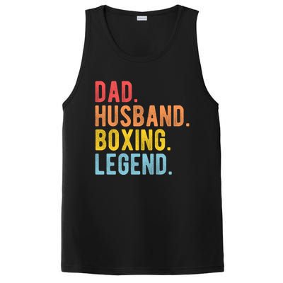 Dad Husband Boxing Legend Combat Sport Retro Boxer Dad Gift PosiCharge Competitor Tank