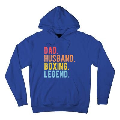 Dad Husband Boxing Legend Combat Sport Retro Boxer Dad Gift Tall Hoodie