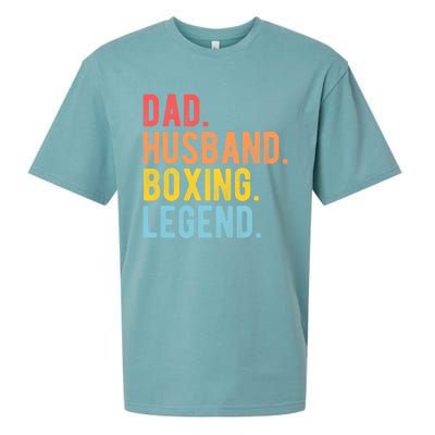 Dad Husband Boxing Legend Combat Sport Retro Boxer Dad Gift Sueded Cloud Jersey T-Shirt