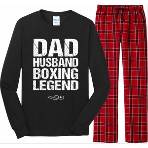 Dad Husband Boxing Legend Cool Gift Martial Arts Gift Long Sleeve Pajama Set