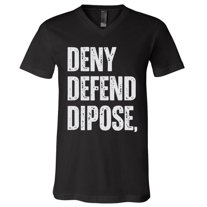 Dark Humor Boss Ceo Defend Deny Adult Like V-Neck T-Shirt