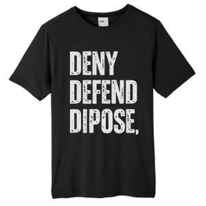 Dark Humor Boss Ceo Defend Deny Adult Like Tall Fusion ChromaSoft Performance T-Shirt