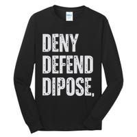 Dark Humor Boss Ceo Defend Deny Adult Like Tall Long Sleeve T-Shirt