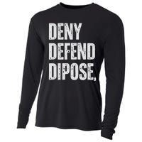 Dark Humor Boss Ceo Defend Deny Adult Like Cooling Performance Long Sleeve Crew