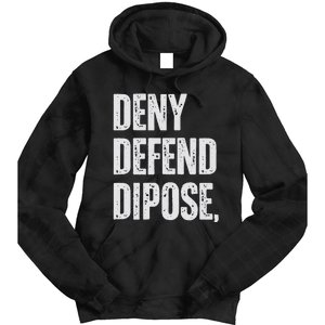 Dark Humor Boss Ceo Defend Deny Adult Like Tie Dye Hoodie