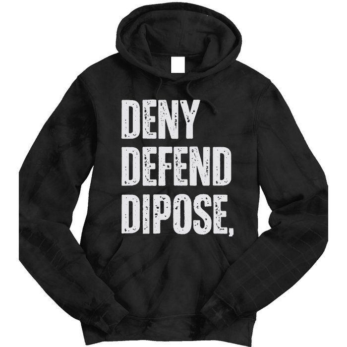 Dark Humor Boss Ceo Defend Deny Adult Like Tie Dye Hoodie