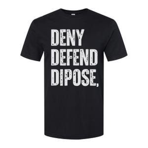 Dark Humor Boss Ceo Defend Deny Adult Like Softstyle CVC T-Shirt