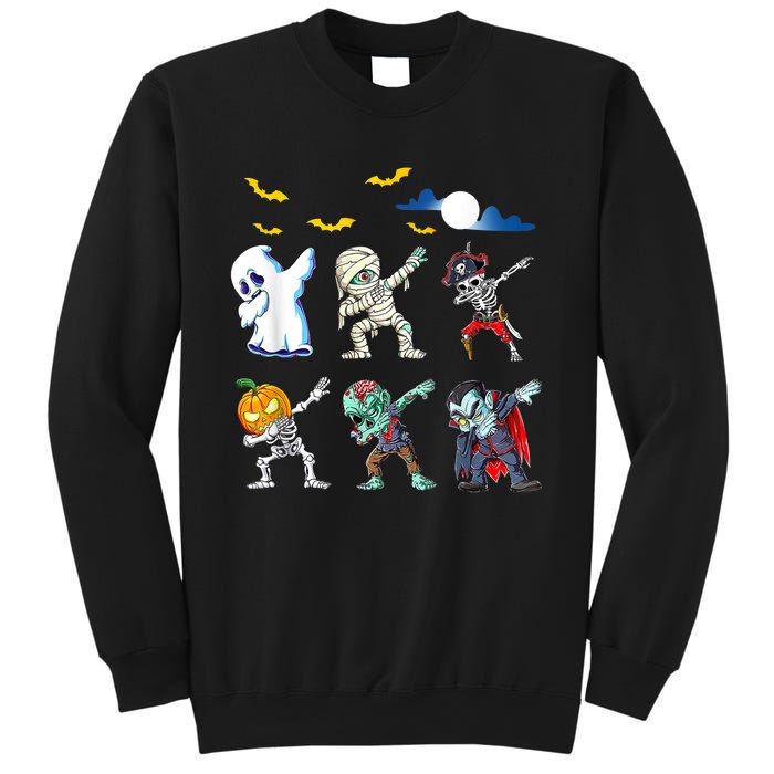 Dabbing Halloween Boys Skeleton Zombie Scary Pumpkin Mummy Sweatshirt