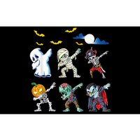 Dabbing Halloween Boys Skeleton Zombie Scary Pumpkin Mummy Bumper Sticker