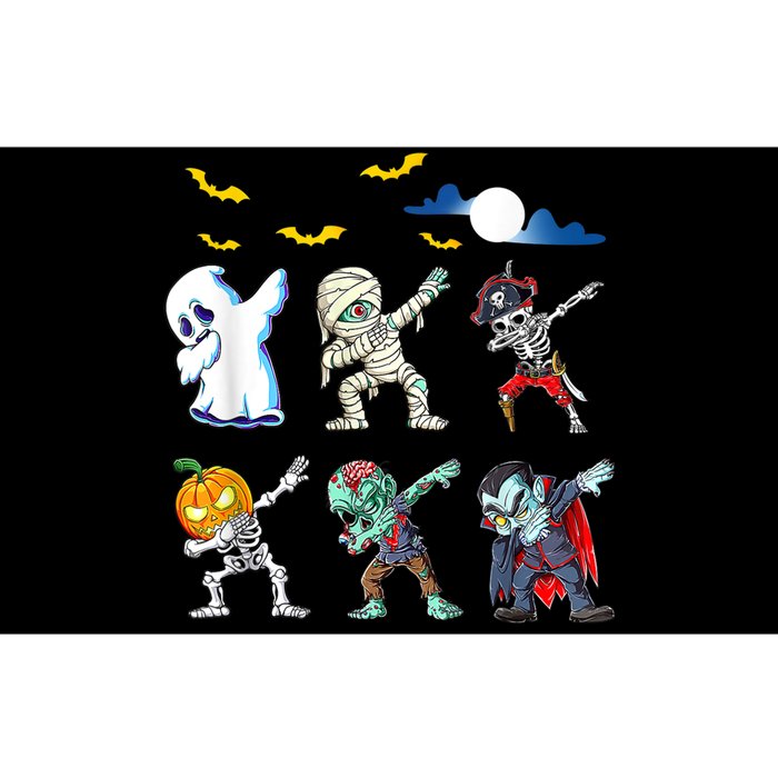 Dabbing Halloween Boys Skeleton Zombie Scary Pumpkin Mummy Bumper Sticker