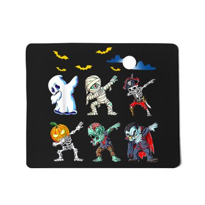 Dabbing Halloween Boys Skeleton Zombie Scary Pumpkin Mummy Mousepad