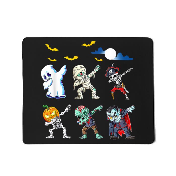 Dabbing Halloween Boys Skeleton Zombie Scary Pumpkin Mummy Mousepad