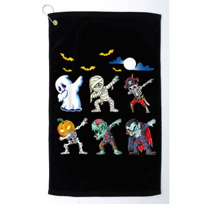 Dabbing Halloween Boys Skeleton Zombie Scary Pumpkin Mummy Platinum Collection Golf Towel