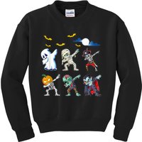 Dabbing Halloween Boys Skeleton Zombie Scary Pumpkin Mummy Kids Sweatshirt