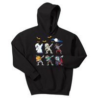 Dabbing Halloween Boys Skeleton Zombie Scary Pumpkin Mummy Kids Hoodie