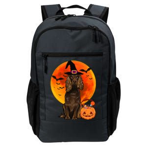 Dog Halloween Boykin Spaniel Jack O Lantern Pumpkin Daily Commute Backpack