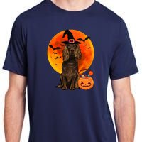 Dog Halloween Boykin Spaniel Jack O Lantern Pumpkin Adult ChromaSoft Performance T-Shirt