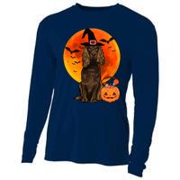 Dog Halloween Boykin Spaniel Jack O Lantern Pumpkin Cooling Performance Long Sleeve Crew