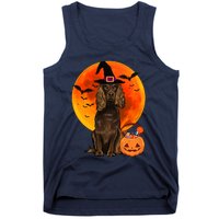 Dog Halloween Boykin Spaniel Jack O Lantern Pumpkin Tank Top