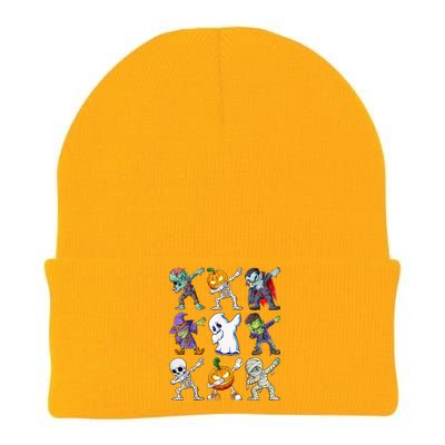 Dabbing Halloween Boy Skeleton Zombie Scary Pumpkin Mummy Knit Cap Winter Beanie