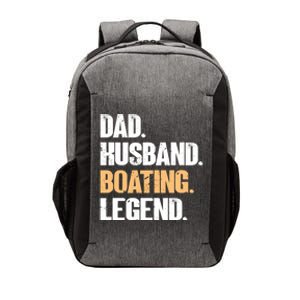 Dad Husband Boating Legend Cute Gift Funny Captain Boating Gift Vector Backpack