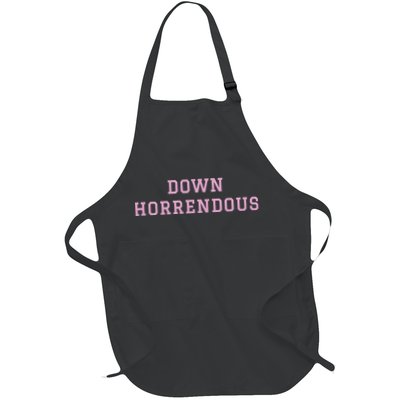 Down Horrendous Black Apron
