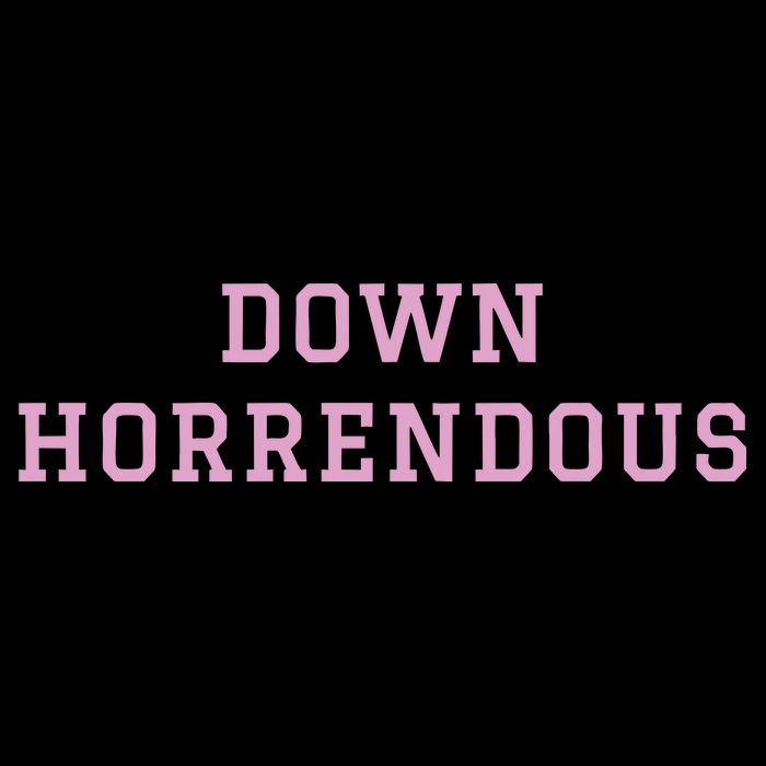 Down Horrendous Black Tall T-Shirt