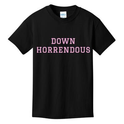 Down Horrendous Black Kids T-Shirt